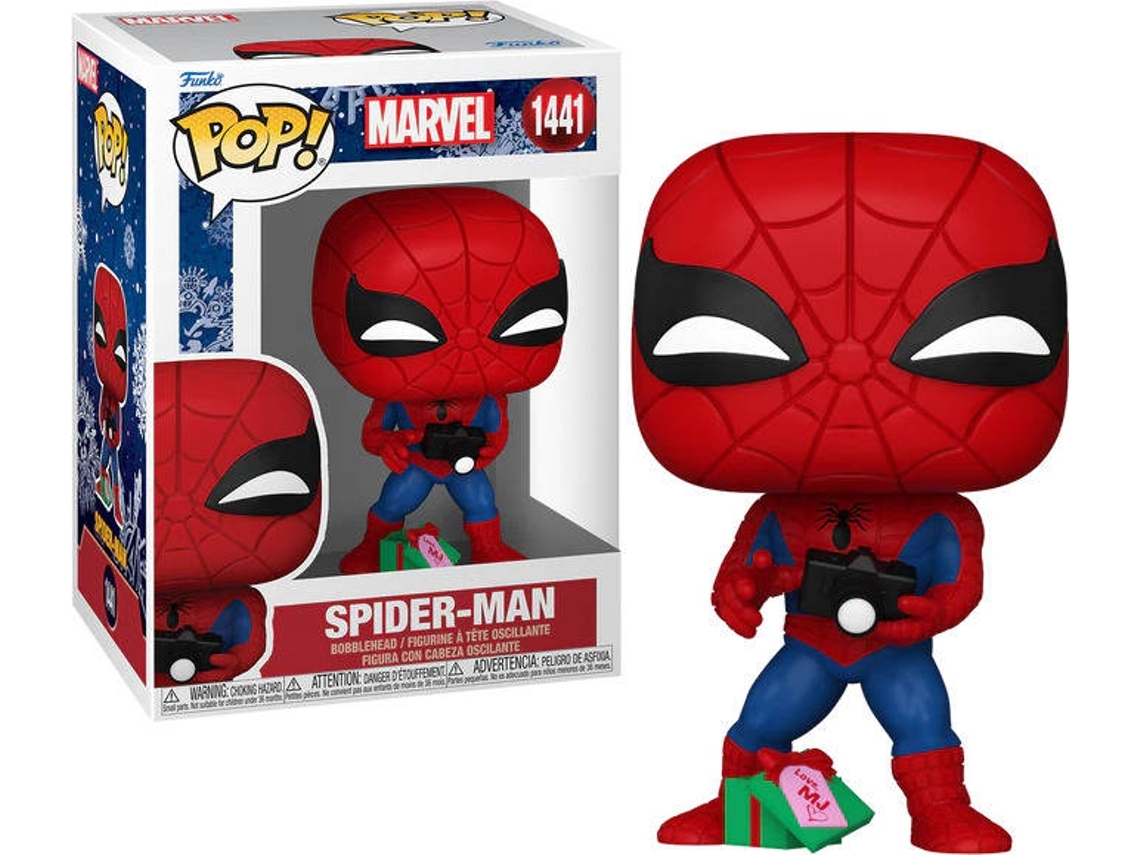 Figura FUNKO Pop! Marvel: Spider-Man with Open Gift (Outlet Caixa Aberta)