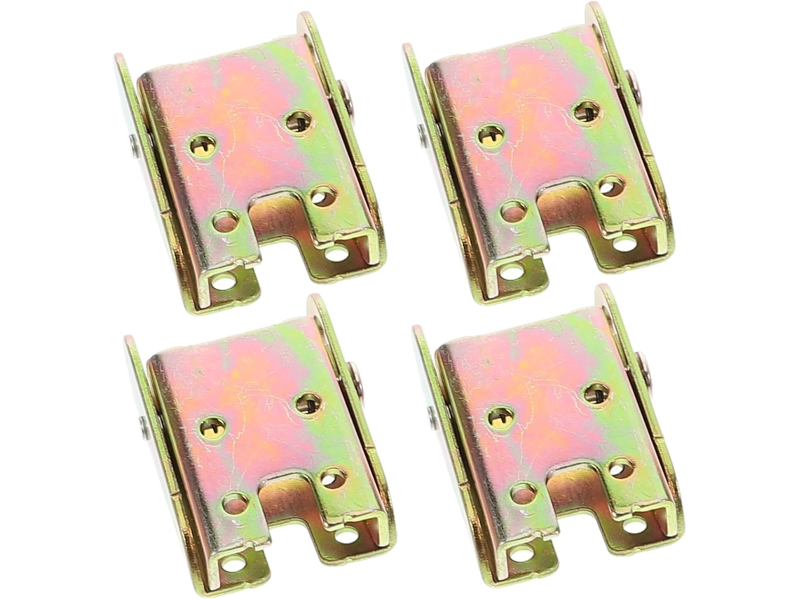 Conjunto De 4 Dobradiças Angulares Dobráveis Para Suporte De Mesa E Cadeira.