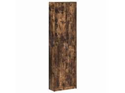Economize roupas com Carvalho Prateleira Defumado de 55x25x189 cm MAISON EXCLUSIVE