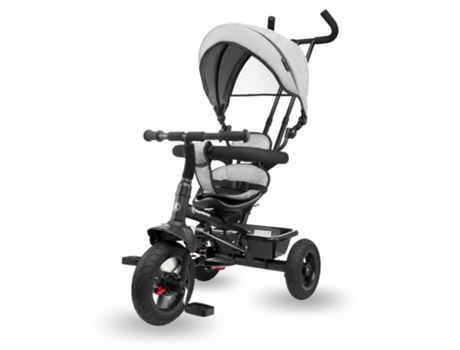 Triciclo Evolutif Triciclo Bebé de 1 a 4 Anos Bicicleta Infantil Dobrável Pega Confortável Botão de Pressão Pedais Assento Reversível HYPERMOTION