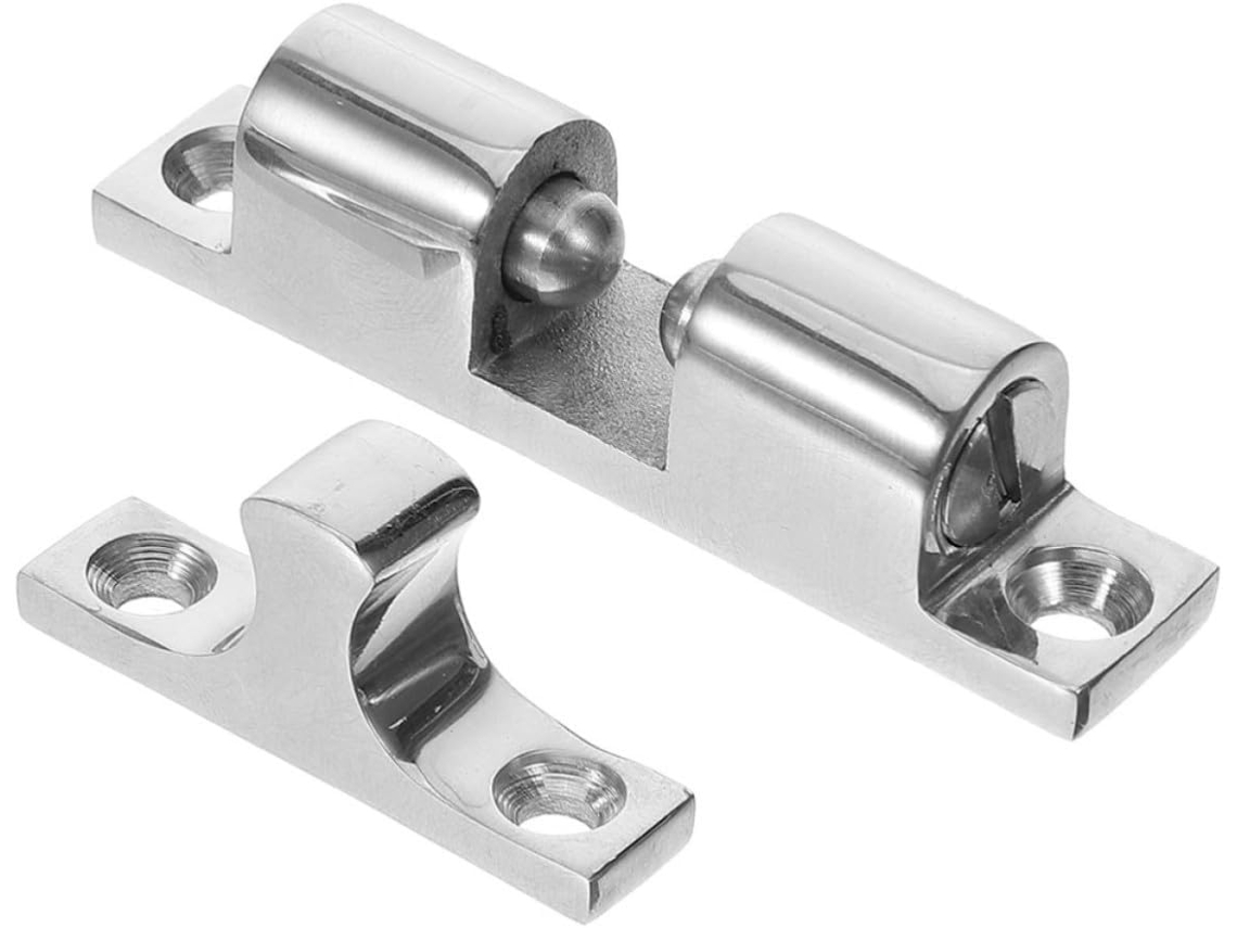 Fecho Magnético De Aço Inoxidável Para Portas Armários Com Ferragens Montagem, Ideal Para Portas De Barcos Robusto E