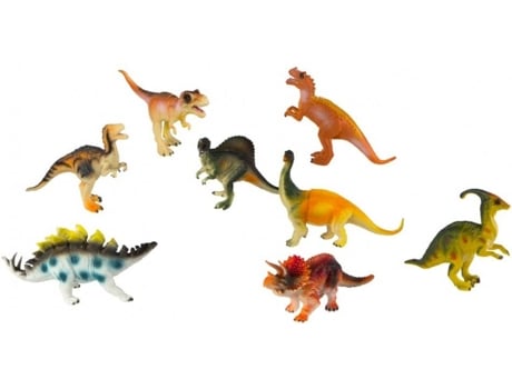Figura  Dinossauros - 8 peças