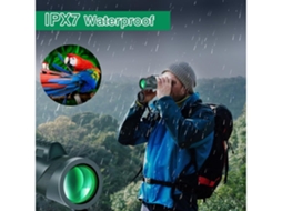 Telescópio Monocular Monóculos 10x42 para Adultos Alta Potência Alta Potência Hd Monocular Compacto Bak 4 Prisma com Adaptador de Lente de USHION