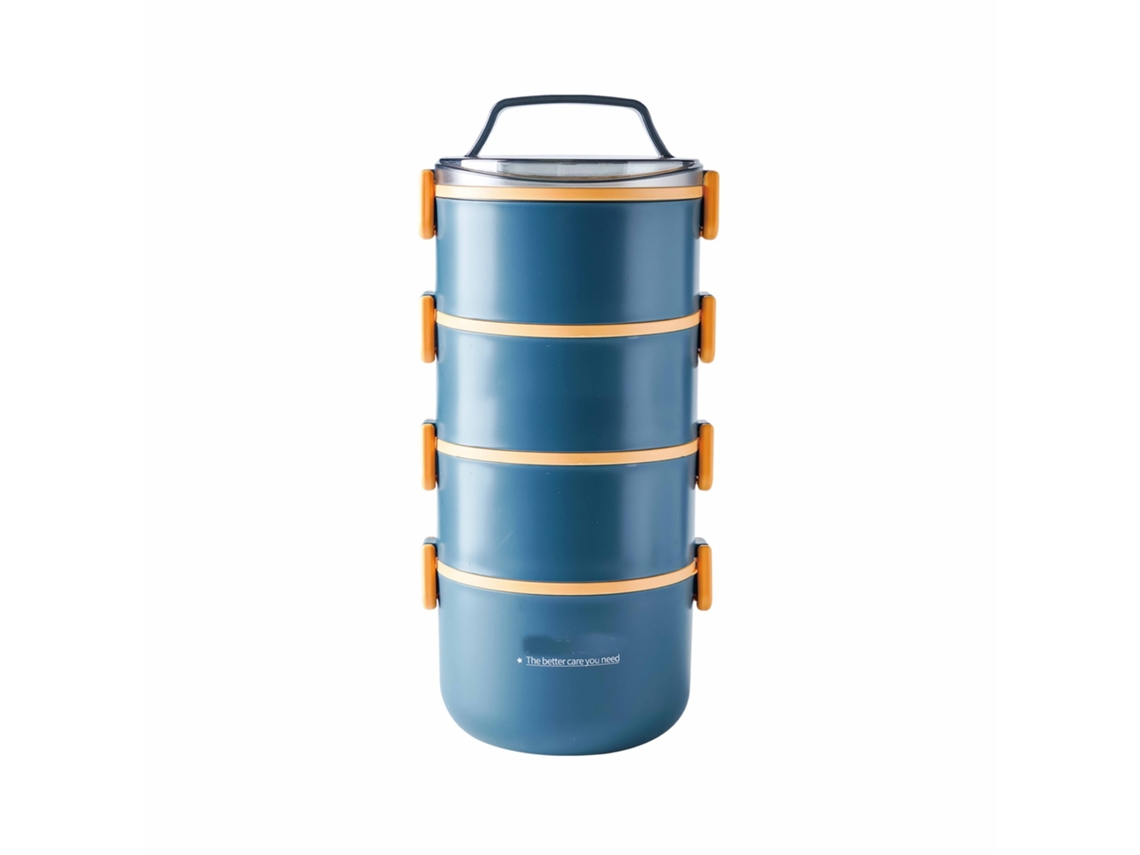 Lancheira Bento À Prova de Vazamentos para Adultos Hawthorn Vermelho-2800Ml LUUCOZK
