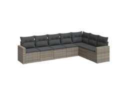 Garden Sofa Set, Garden Sofa Sets Vidaxl Cinzeto Rattan / Vime (n/a)