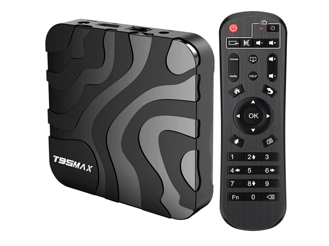Android 12.0 Tv Box Android Box 4Gb Ram 32Gb Rom Quad Core Gpu Mali-G31 Mp2 Suporte 6K 3D Resolução 2.4G/5G Wifi Bt 4.0 Usb 2.0 Preto CHRONUS