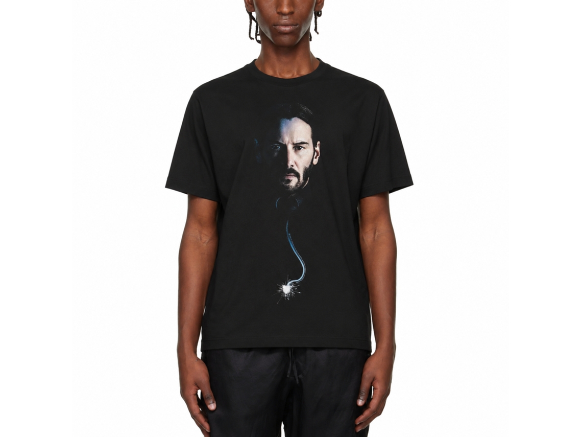 Rockinstone John Wick With A Fuse Black Adult T-shirt Size:m