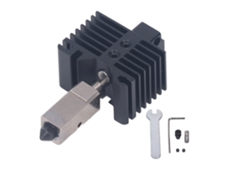 Kit cabeça do extrusor hotend com dissipador de calor, bico, eixo de fixação, acessório para impressora 3d