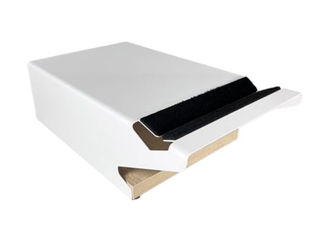 Suporte Flat BAZIS para Bicicleta e Acessórios Branco Bari