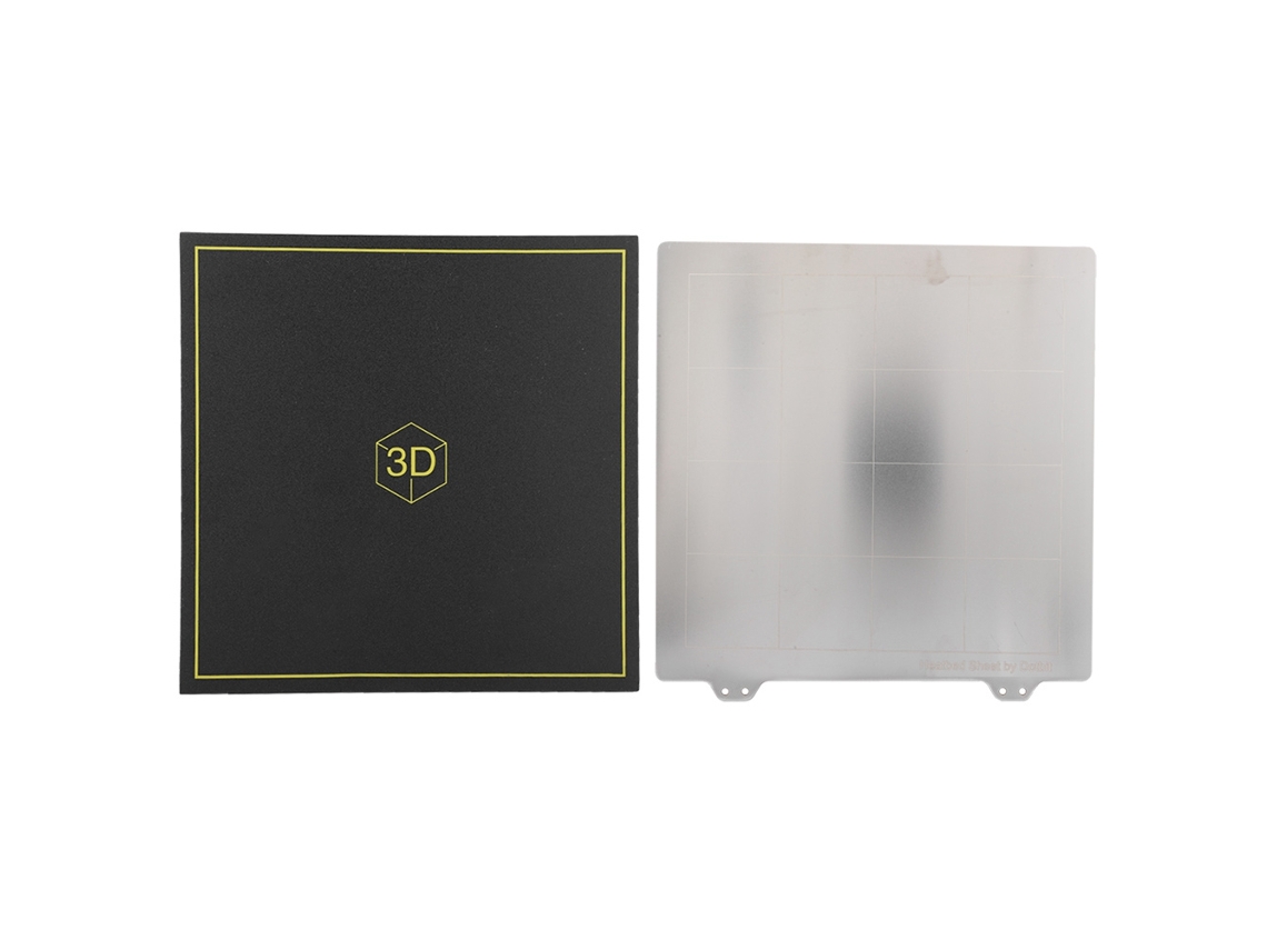 Acessórios De Impressora 3d (configuração De Aquecimento, Adsorção Magnética) Placa De Aço Da Cama Quente 235*235mm Prata + Adesivo Magnético Preto