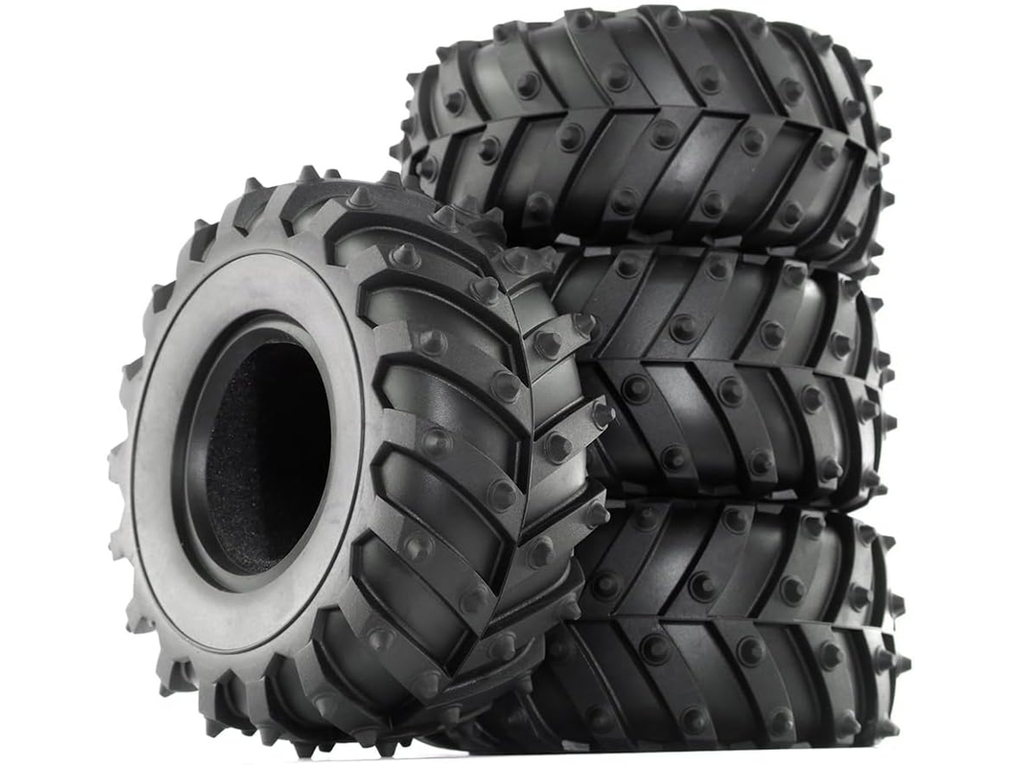 Rodas SFUSHOS, 128mm, para caminhões SCX10, peças de atualização
