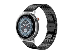 Pulseira De Relógio Xdfind Em Aço Inoxidável Maciço Com Sete Contas