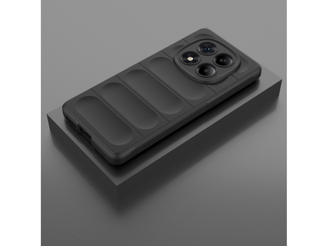 Capa Hexinyigjly Para Xiaomi Redmi Note15 Pro 5g Antichoque Com Toque Sensorial Preto