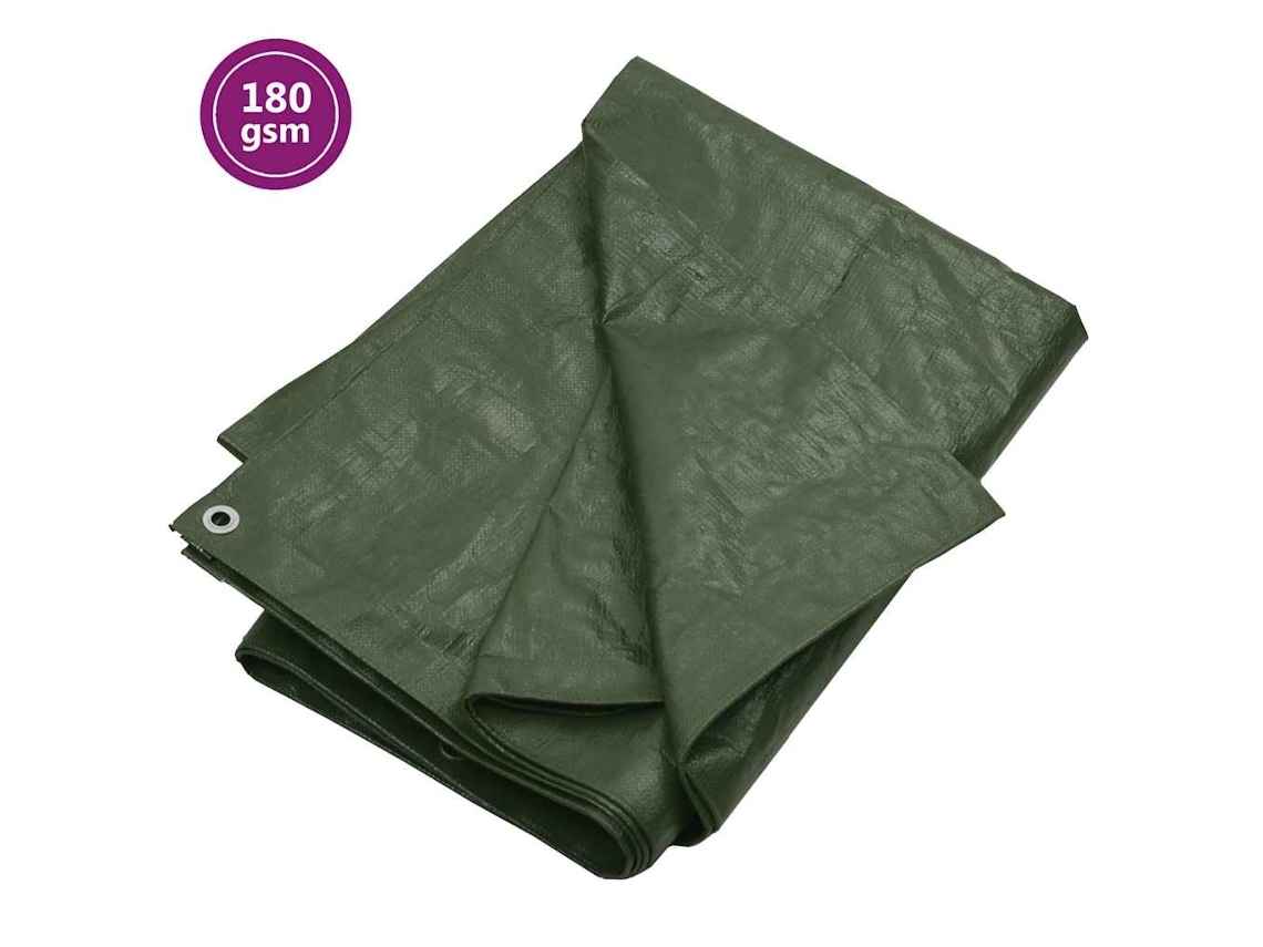 Tarpaulin, Tarpaulins Vidaxl Verde Polietileno (3 X 6 M)