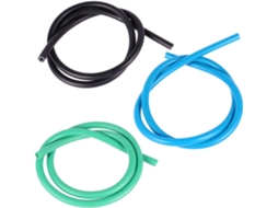 Conjunto De 3-tubos Elásticos Látex Alta Resistência Para Exercícios Físicos, Com Comprimentos Personalizáveis