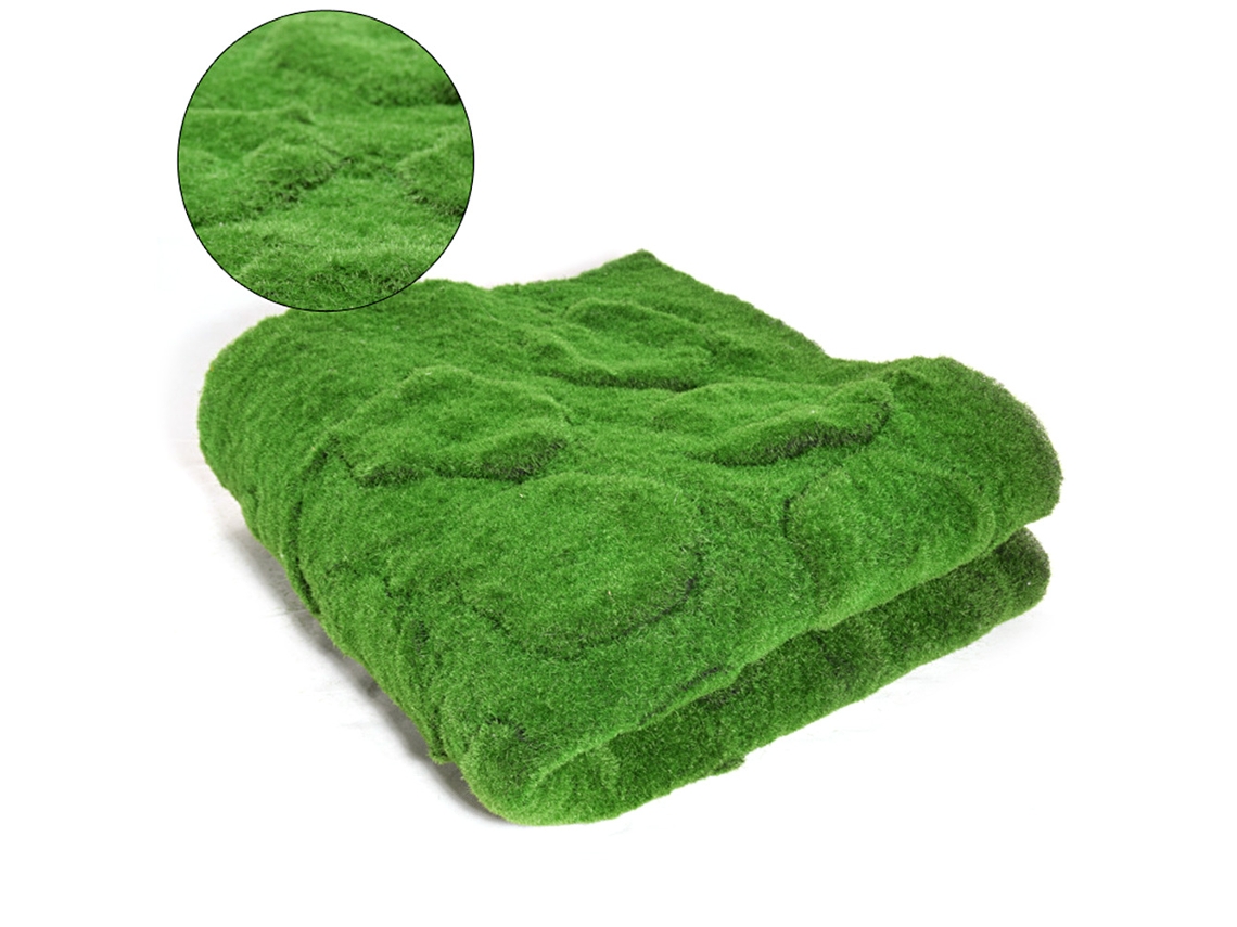 Tapete de Musgo Artificial, Gramado Verde para Decoração Exterior