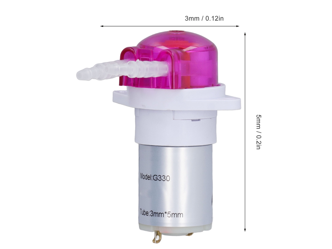 Mini Bomba Peristáltica Dc Laxiscreed Para Circulação De Baixo Volume E Medição De Líquidos, Autoraspante E Fácil De Usar