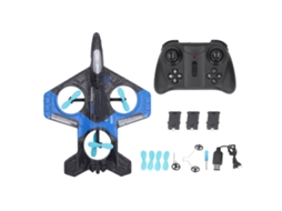 Mali drone de Controle Remoto Portátil Epp com Luzes Led Coloridas Hélices de Reposição Presente para Crianças Azul Três Baterias