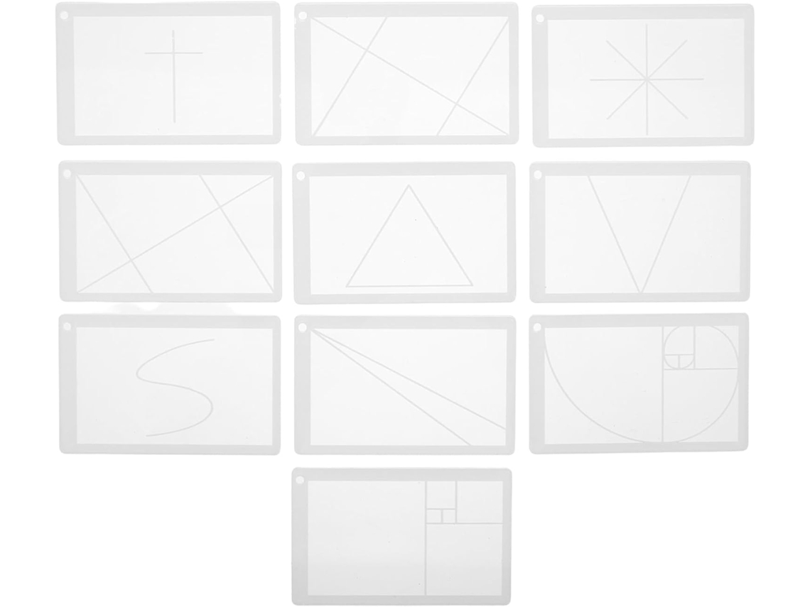 Régua De Escala Leve Em Acrílico Supvox Para Artistas, Design