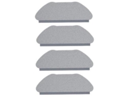 Conjunto de 4 Panos Limpeza para Aspirador Robô 360 S10 X100 Max, Peças de Reposição e Acessórios BRILVIBERA