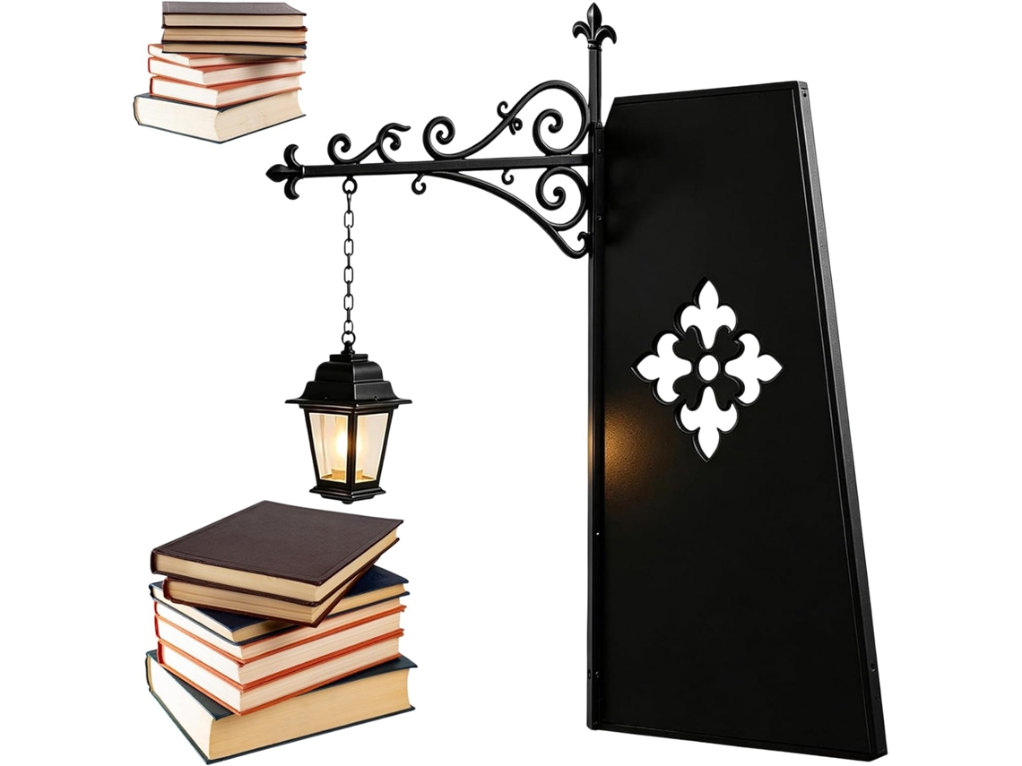 Luminária Decorativa De Estante Estilo Lanterna Para Biblioteca –