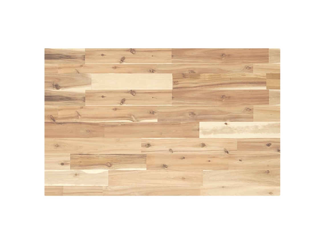 Vidaxl Tampo P/ Móvel Casa De Banho 100x50x4 Acácia Maciça Não Tratada