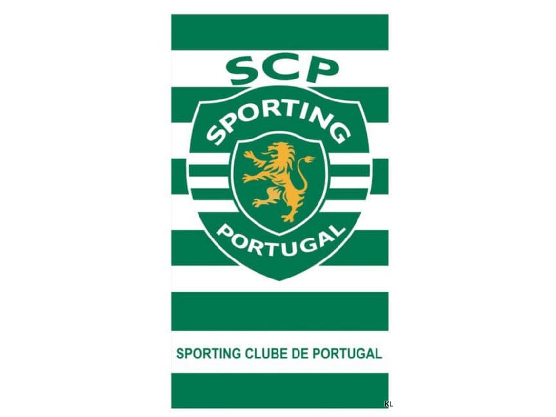 Toalha De Praia Microfibra Licenciada Sporting Clube De Portugal