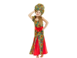 Fato de menina africana