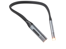 Luz De Leitura Ocular Para Leitura Noturna, Brilho Advertível, 3 Opções De Cores, Carregamento Seguro, Braços Flexíveis, Design Portátil Para Artesana