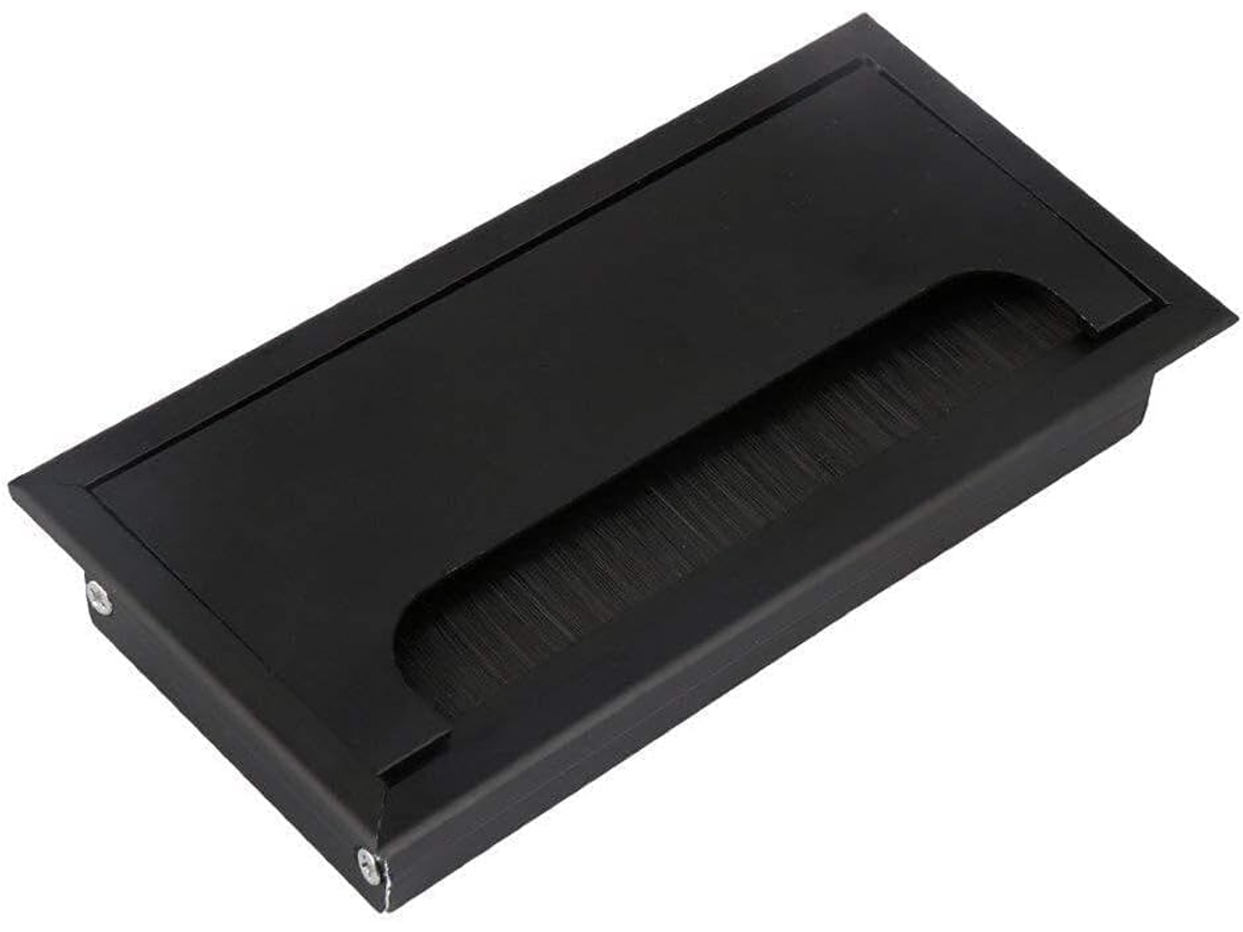Ilhó De Mesa, Liga Alumínio Preta, 160 Mm, Retangular, Para Cabos E
