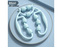 (azul) Um Rolo De Massagem Para Aliviar Dores Musculares, Feito De Materiais Abs E Tpr.