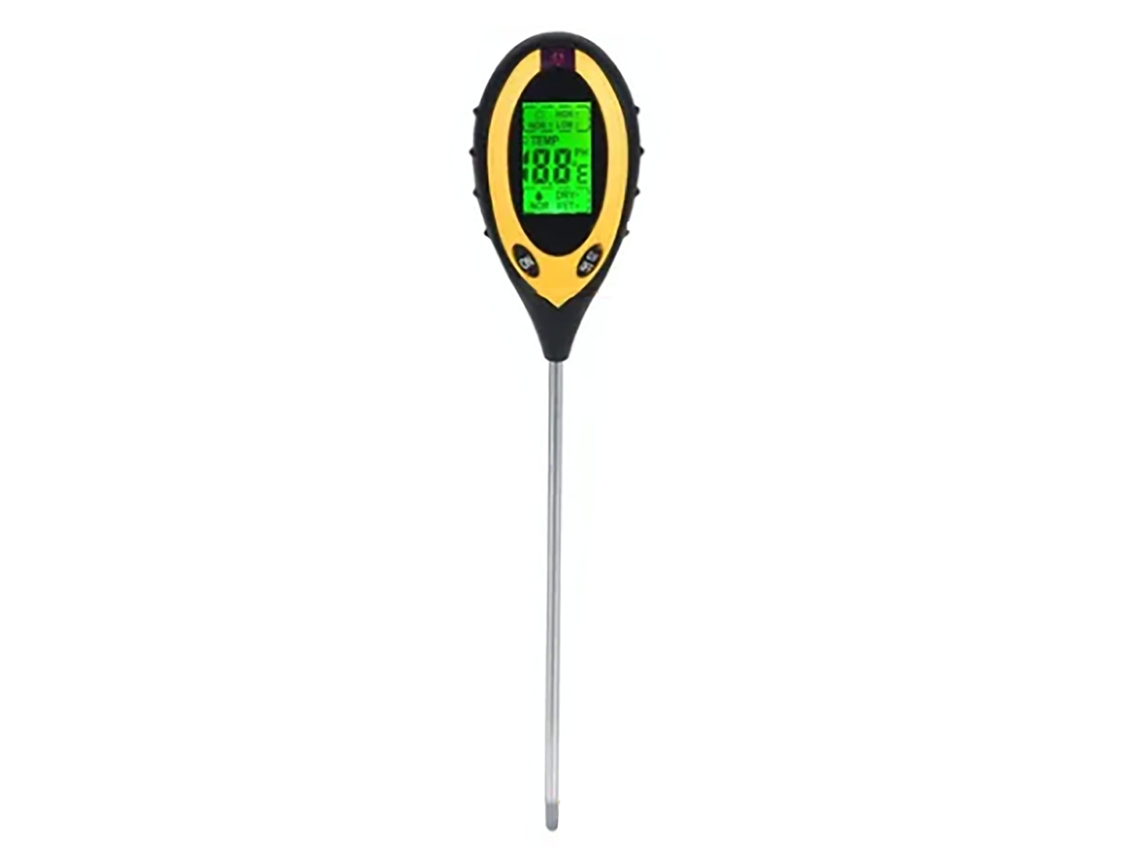 Medidor de Solo 4 em 1 para umidade, pH, temperatura e luz solar S/MARCA