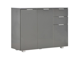 Sideboard, Sideboards Vidaxl Cinzeto Madeira Processada (n/a)