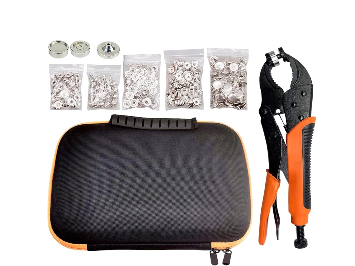 Kit Portátil Para Pregar Pregos, Com Bolsa De Armazenamento | Fechos De Pressão