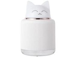 Mini Umidificador Cute Cat Mist Para Quarto De Crianças Umidificador Ultrassônico Para Carro Doméstico Com Usb 2 Led Cores Desligamento Yizhood