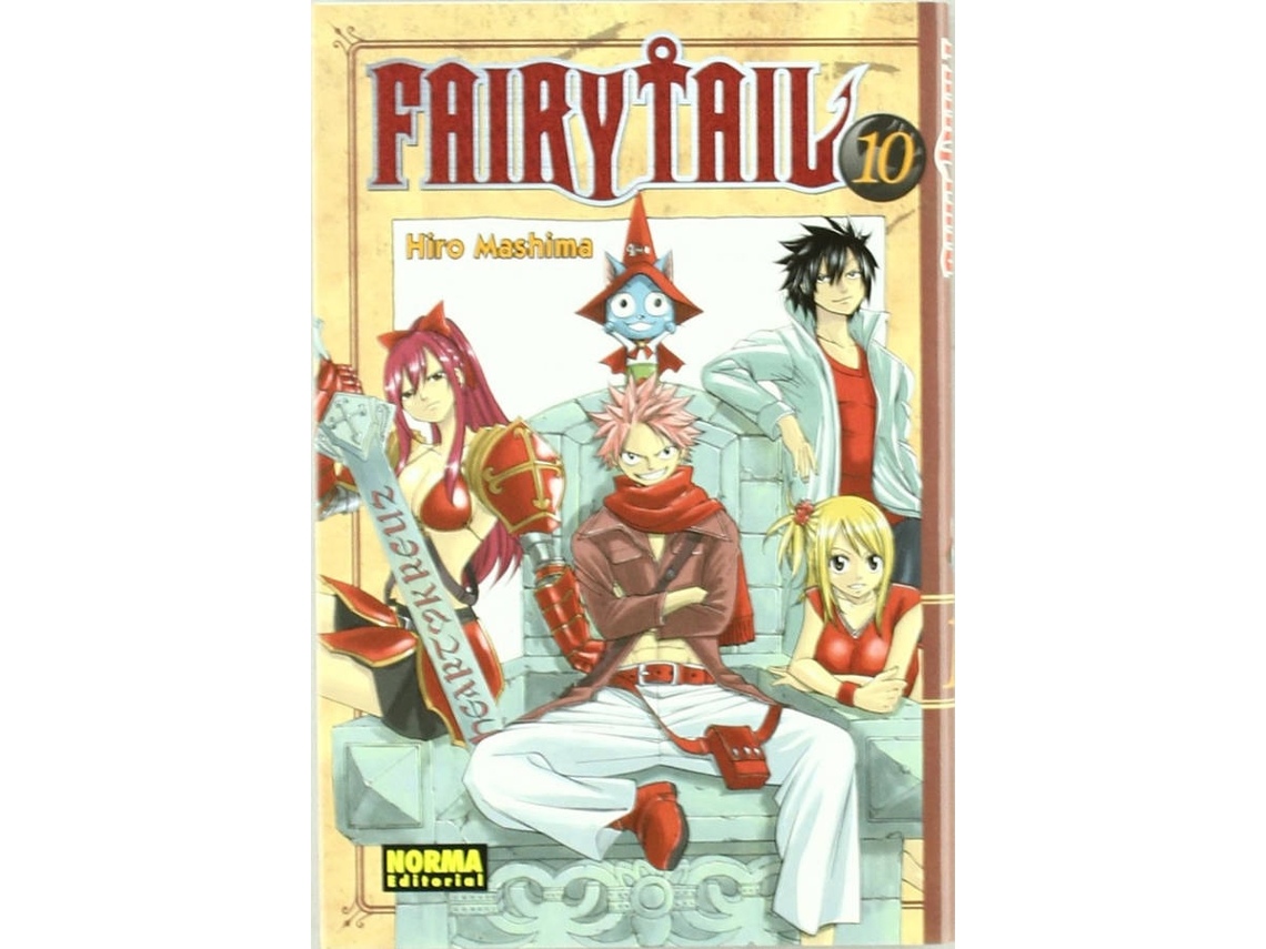 Livro Fairy Tail 10 de Hiro Mashima (Espanhol)