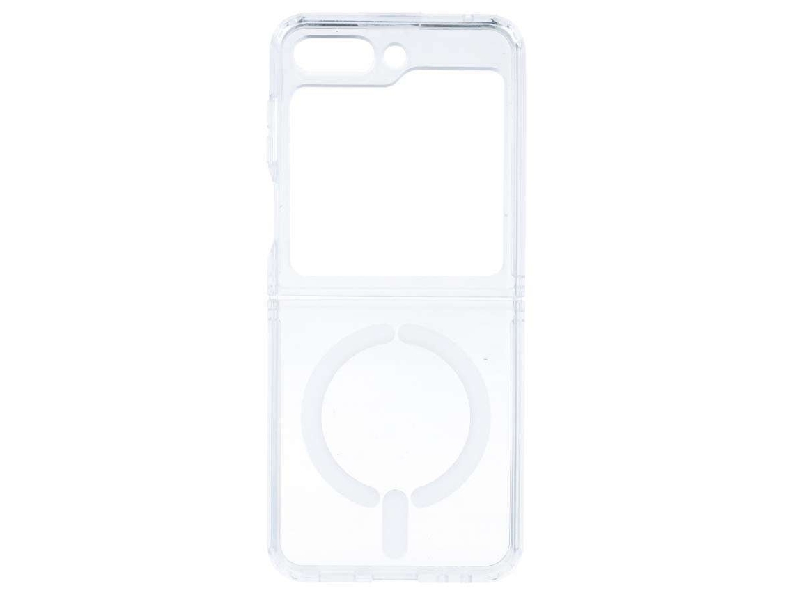 Capa Transparente Logo Compatível com Magsafe para Samsung Galaxy Z Flip 5 LA CASA DE LAS CARCASAS