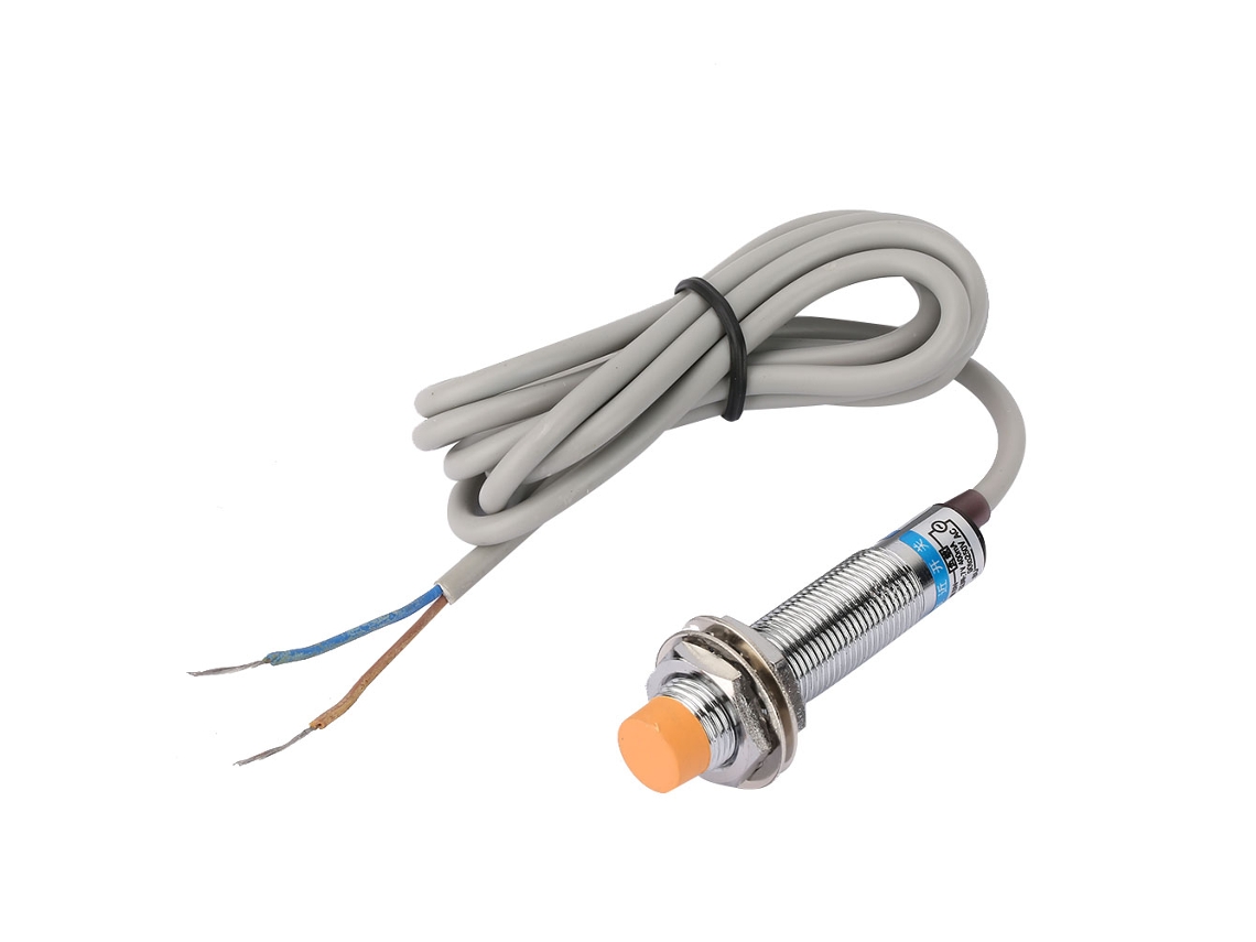 Sensor De Proximidade Inductivo De Latão Niquelado Da Laxiscreed Com Deteção De 4mm, Normalmente Aberto, Função De Indução
