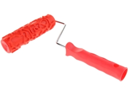 Pincel De Pintura Com Cabo Para 7 Polegadas Estampa Floral Em Relevo,