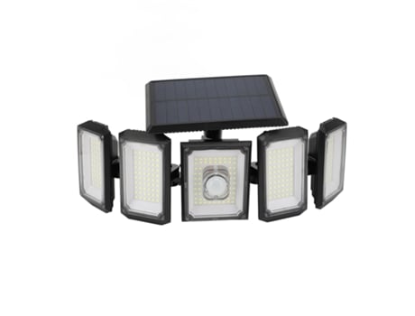 Luz Solar De Parede Com Sensor De Movimento, 300 Leds, Ip65, Controle Remoto Ideal Para Garagem E Exteriores Sy Go