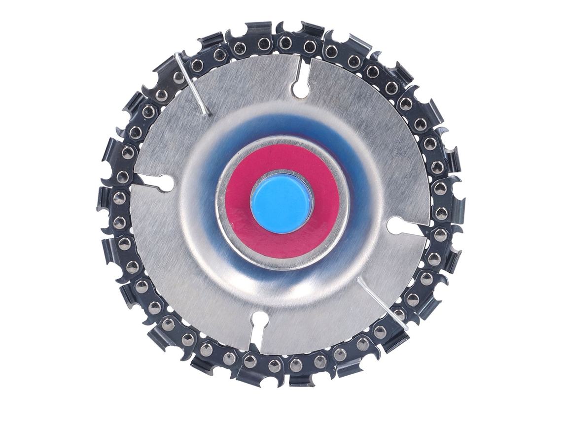 Disco De Cadena De 4 Polegadas 22 Dentes Para Amoladora Angular Acessórios De Serra Circular Aço Inoxidável 14000rpm Roxo