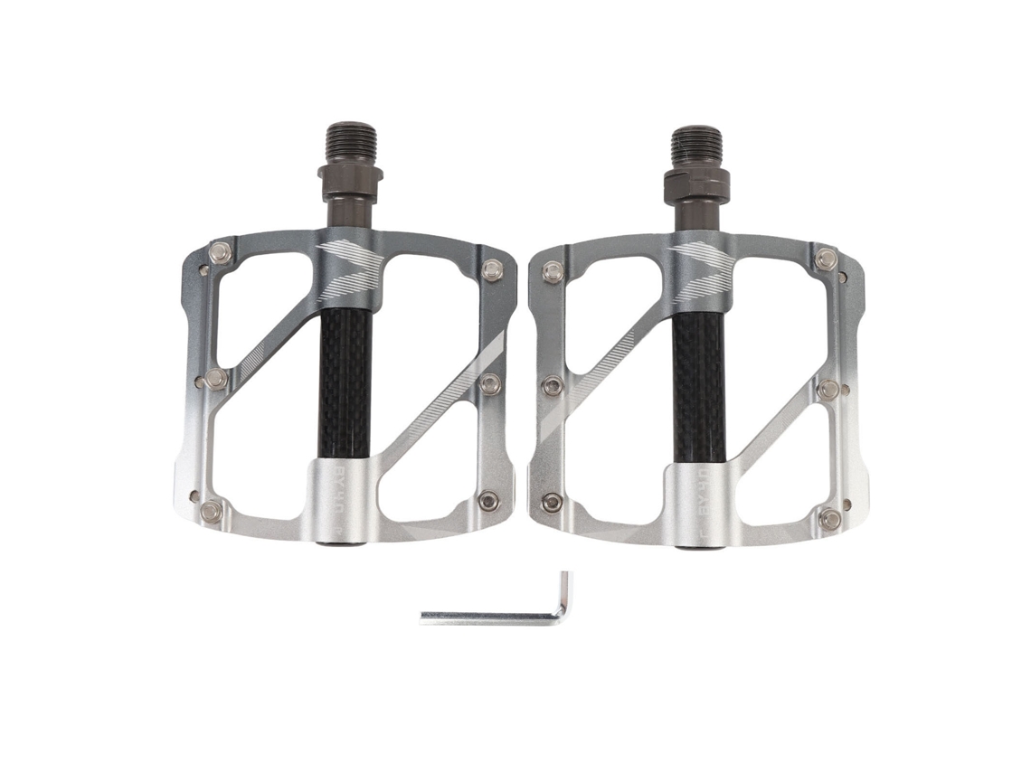 Pedal de Alumínio Antiderrapante com 3 Rolamentos MARCA
