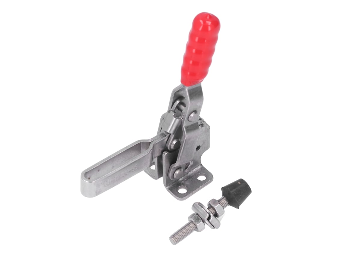 Prensa de Alavanca de Liberação Rápida Vertical Aço Inoxidável Push Pull para Equipamentos Mecânicos | S/MARCA