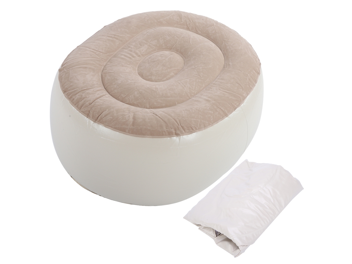 Cadeira de camping branca, portátil, com bolsa, leve, para uso externo