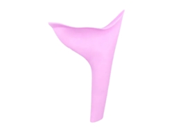 Urinário Portátil Feminino Emergência Campo Stand Tpr Dispositivo Urinação Rosa