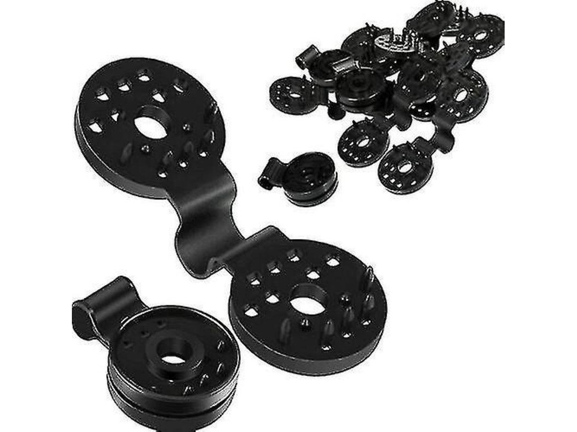 2026 40 Clips de Plástico para Rede de Sombra Redonda Clip Preto Multiusos para Fixar Tela de Sombra Exterior Kkj
