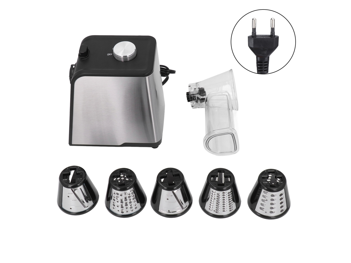 Laxiscreed Cortador De Legumes Elétrico 5 Em 1 Para Fatias, Cubos, Raspas E Tritura, Processador De Alimentos Multifuncional
