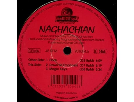 Vinil Flash, Ramin Naghachian Frankfurt Beat Productions