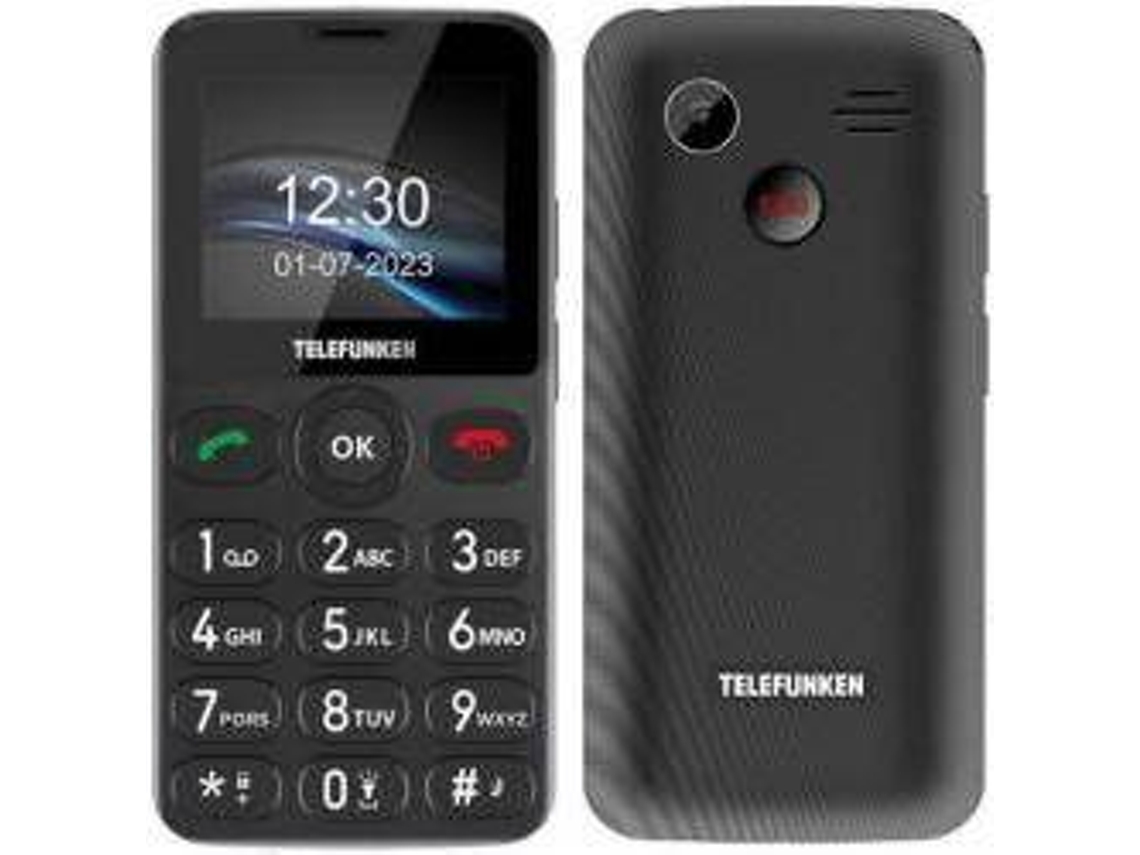 Telemóvel Sénior TELEFUNKEN S415 Preto