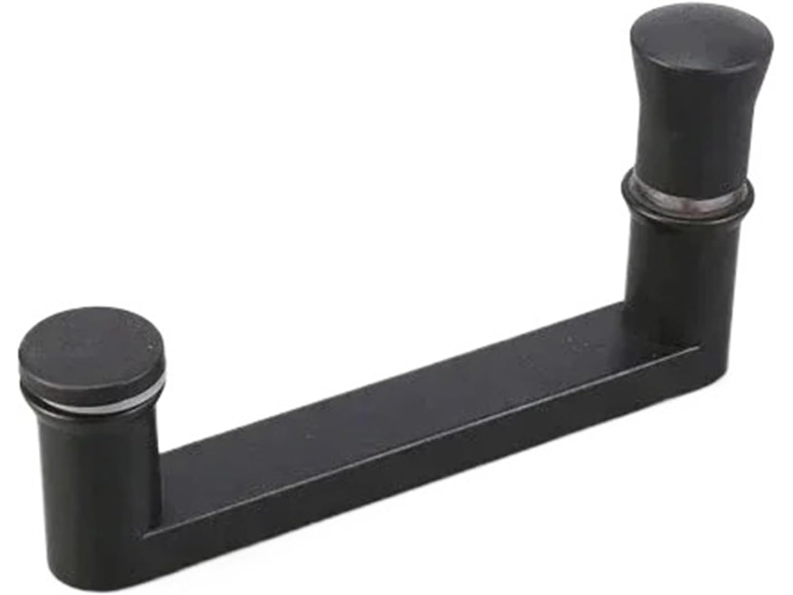 Puxador Curto Em Aço Inoxidável 304 Para Portas De Chuveiro Vidro, 145mm